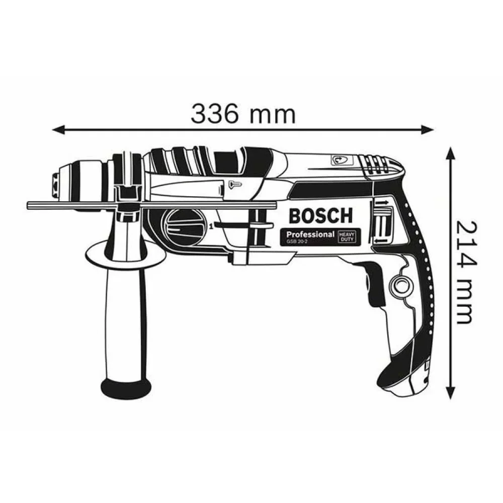 Bosch GSB 20-2 Darbeli Matkap